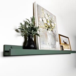Ledge shelf, floating picture shelf, floating book shelf, wood display shelf, wooden picture or book shelf, art shelf, rustic floating shelf