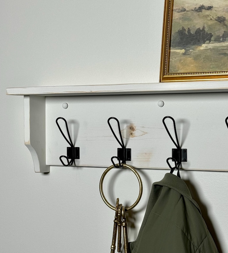 Wall Coat Rack With Shelf Entryway Organizer Towel Rack Shelf With Coat
