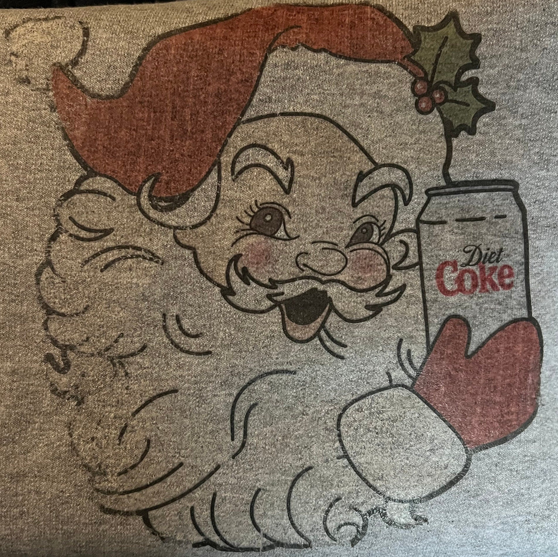 Santa With Diet Coke - Etsy