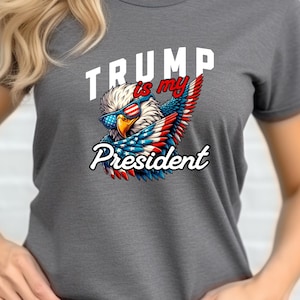Donald Trump T-Shirt, Unisex Jersey Short Sleeve Tee, Women&#39;s T-Shirt, Men&#39;s T-Shirt, Gift T-Shirt For Trump Lover, 2024 Election, Trump Win