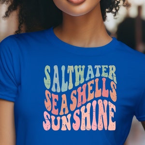Vacation Beach Vibes T-Shirt, Unisex Jersey Short Sleeve Tee, Women&#39;s T-Shirt, Gift For Her, Nautical T-Shirt, Cute Gift Shirt For Vacations