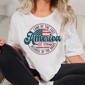 American Style T-Shirt, Unisex Jersey Short Sleeve Tee, Women&#39;s T-Shirt, Men&#39;s T-Shirt, Veteran Gift, Support Our Military Patriotic Shirt