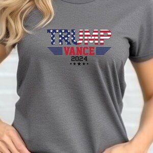 Donald Trump T-Shirt, Unisex Jersey Short Sleeve Tee, Women&#39;s T-Shirt, Men&#39;s T-Shirt, Gift T-Shirt Trump Lover, 2024 Election, Trump Vance