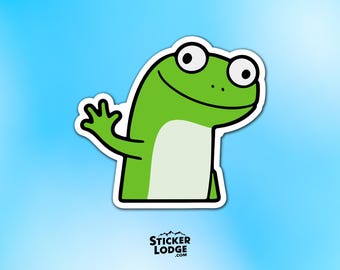 Lizard Meme Vinyl Sticker - Funny Tik Tok Instagram Decal