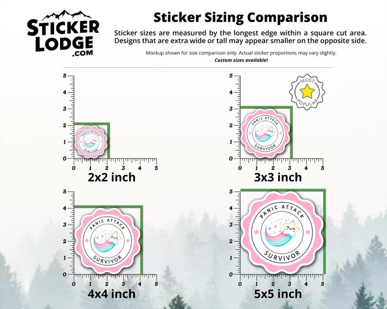Panic Attack Survivor Vinyl Sticker | Sticker Lodge