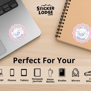 Panic Attack Survivor Vinyl Sticker | Sticker Lodge