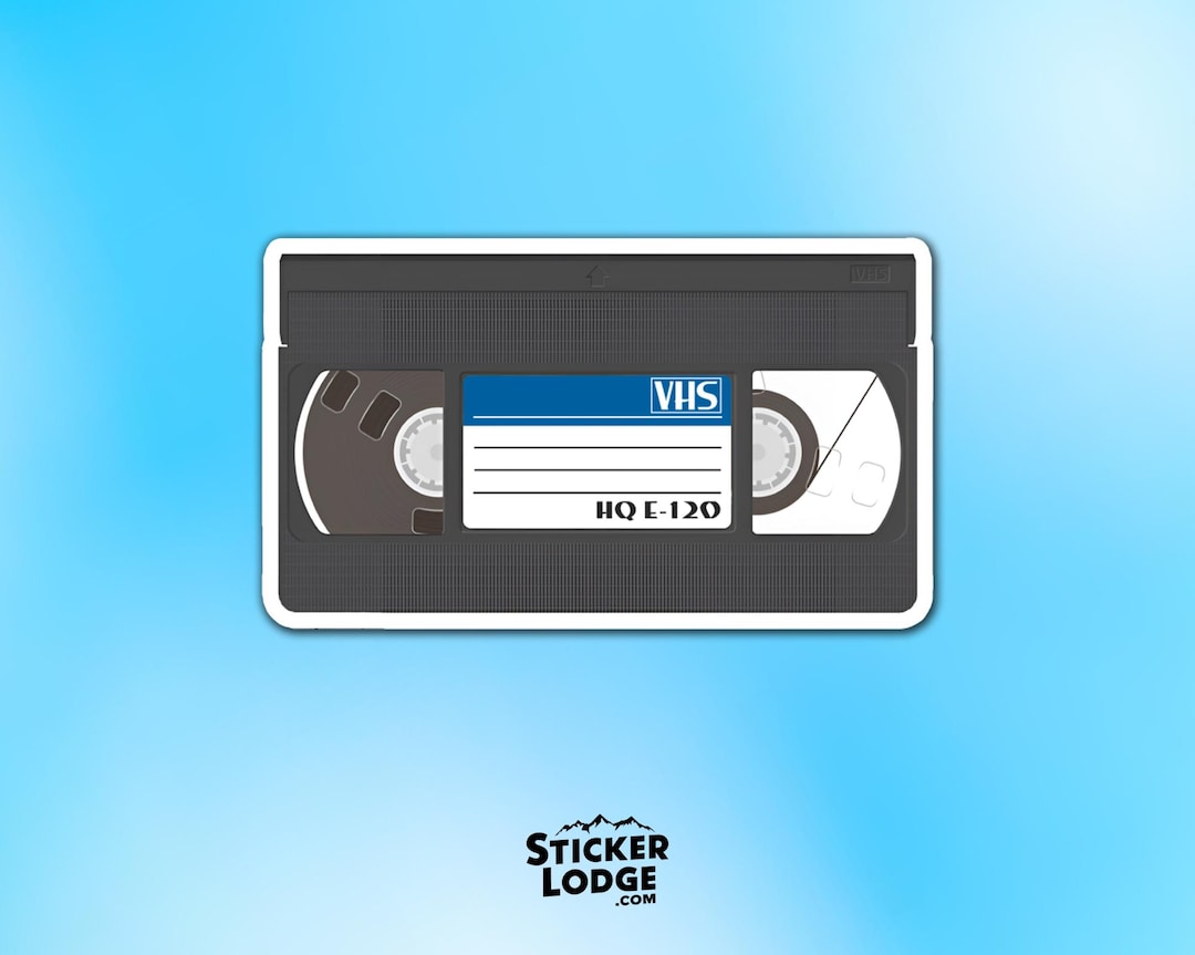 Vhs Sticker Classic VHS Tape Vinyl Sticker - Retro 80s Decal - Etsy