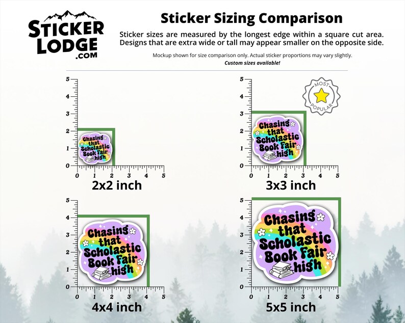 Chasing That Scholastic Book Fair High Vinyl Sticker | Sticker Lodge