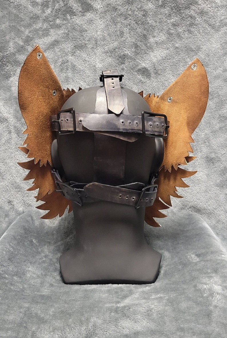 Leather Wolf Mask Etsy