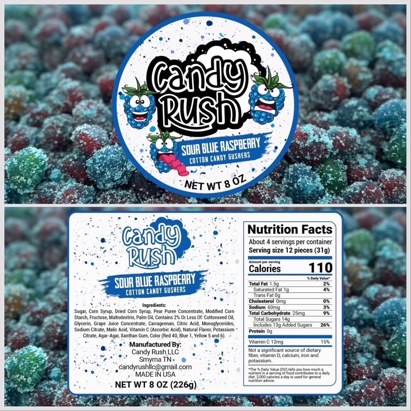 elf bar vape uk Blue Cotton Candy by Juice Roll Upz Carnival 100ml