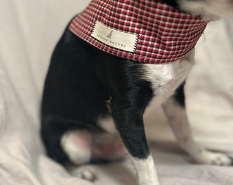 Vintage Plaid Dog Bandana