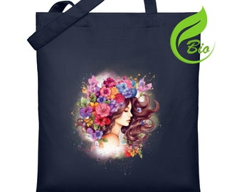 Flower Princess - Organic Jute Bag