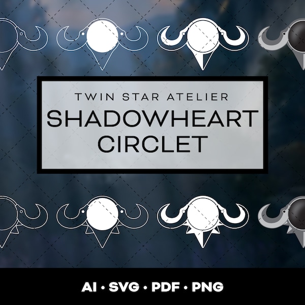 Shadowheart's Circlet BG3 | Cosplay Vector AI SVG PDF