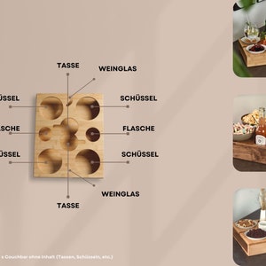 Couchbar: Die All-in-One Snackbox für einen entspannten Filmabend mit ausreichend Platz für Schalen, Getränke, Tassen & Weingläser Bild 5