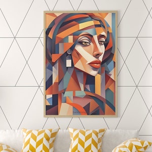 Cubist Art (5 pack) Avant Garde Painting, captivating, abstract cubism, cubist wall art, cubism, cubism art, avant-garde painting