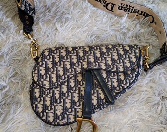 Dior Diorissimo Canvas and Leather Shoulder Bag Etsy UK