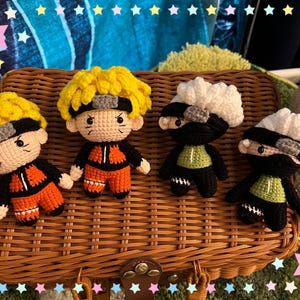 Handmade Crochet Japanese Anime Dolls