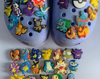 Charmes de chaussures Pokémon