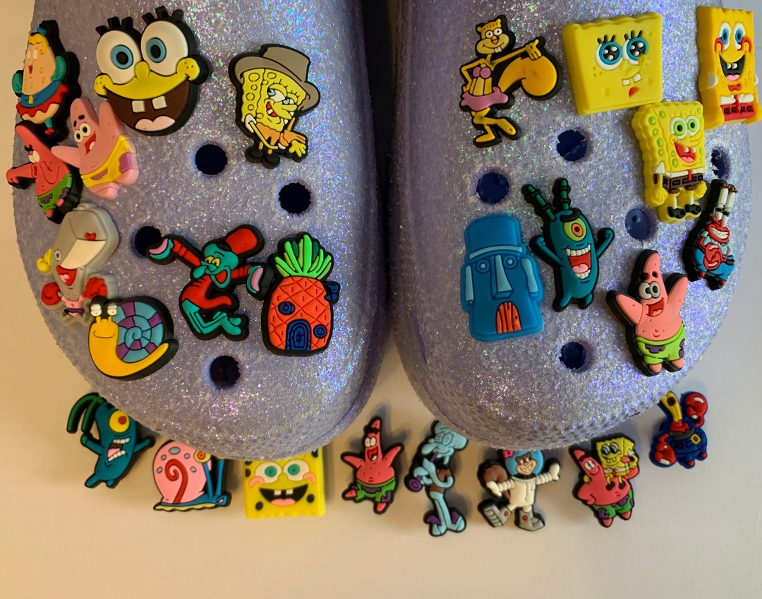 Spongebob Shoe Charms Etsy
