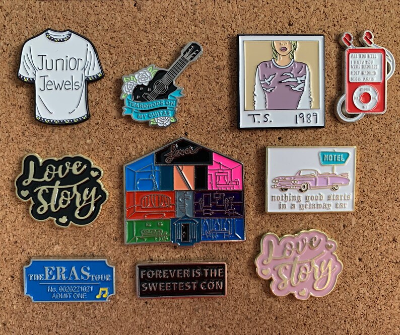 Taylor Swift Enamel Pin Badges Etsy Australia
