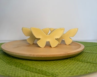 Organic Butterfly shaped Handmade Lotion Bar Made with Essential Oils