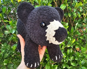 DIGITAL PATTERN: Scrappy Bear Crochet Plushie - Etsy