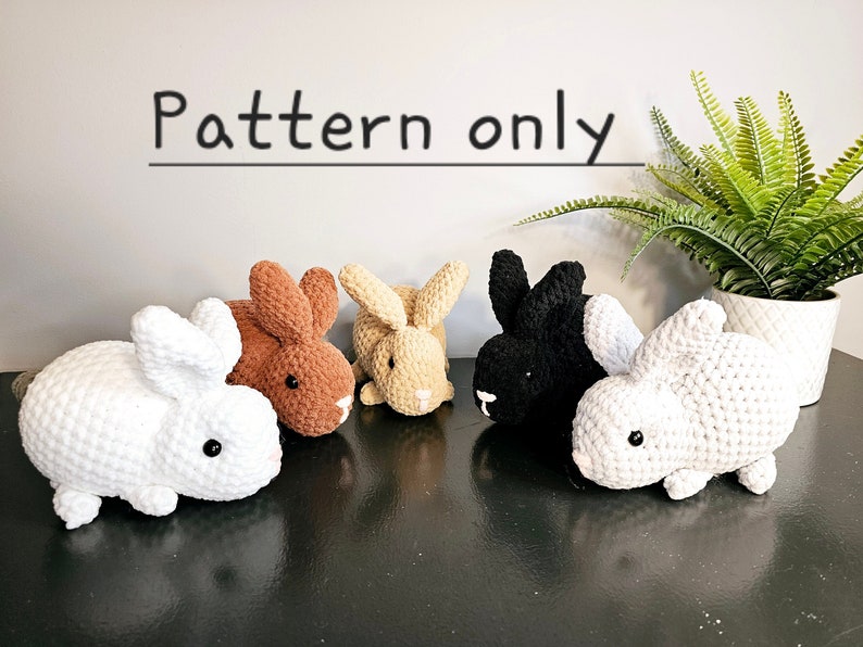 Bunny Easter crochet PATTERN PDF zdjęcie 1