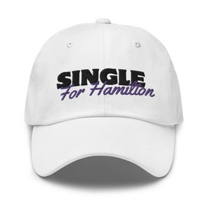 célibataire pour Lewis Hamilton | Mercedes | Formule 1 | Drôle de F1 | Brodé | Chapeau | Casquette | Accessoire