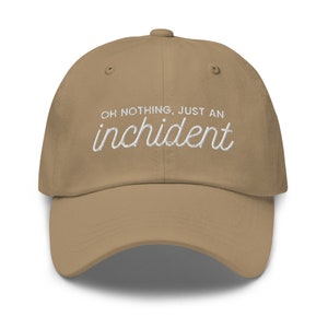Charles Leclerc | Just An Inchident Quote | Formula 1 | Embroided Unisex Hat