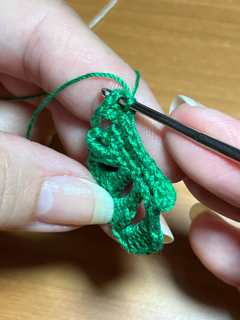 PATTERN: Micro-Crochet Monstera Variegata image 7