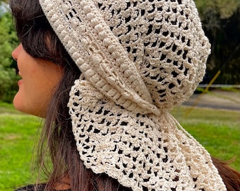 Micro-Crochet Turkish Bandana