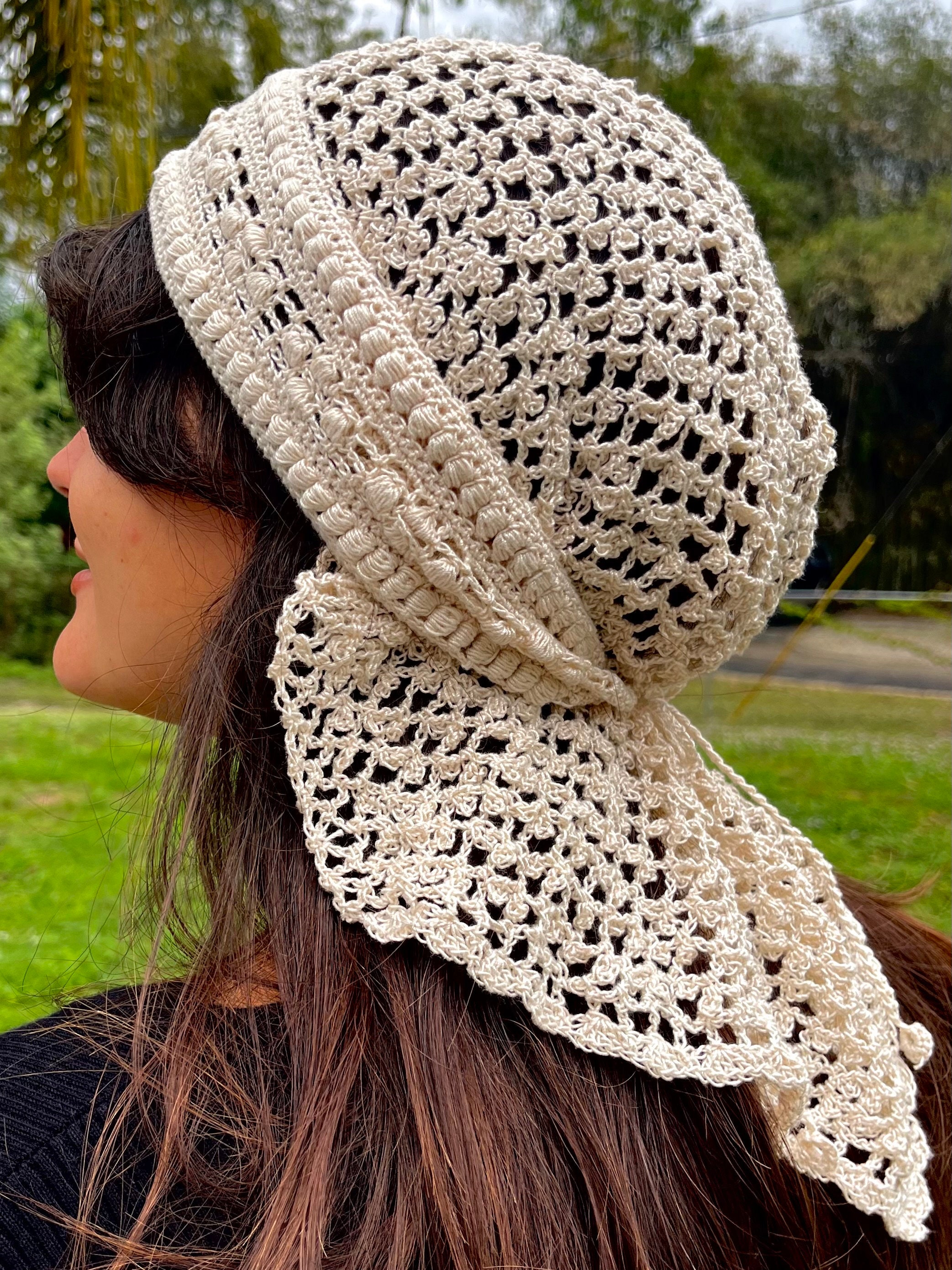 Micro-crochet Turkish Bandana - Etsy
