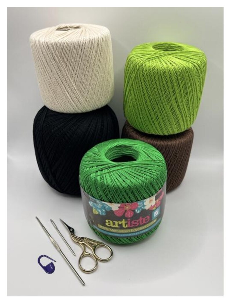 PATTERN: Micro-Crochet Monstera Variegata image 5