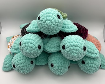 Crochet Velvet Sea Turtle