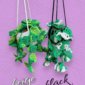 PATTERN: Micro-Crochet Monstera Variegata image 3