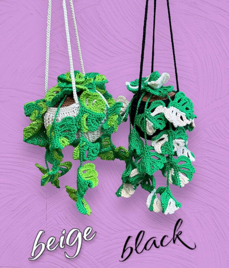 PATTERN: Micro-Crochet Monstera Variegata image 3