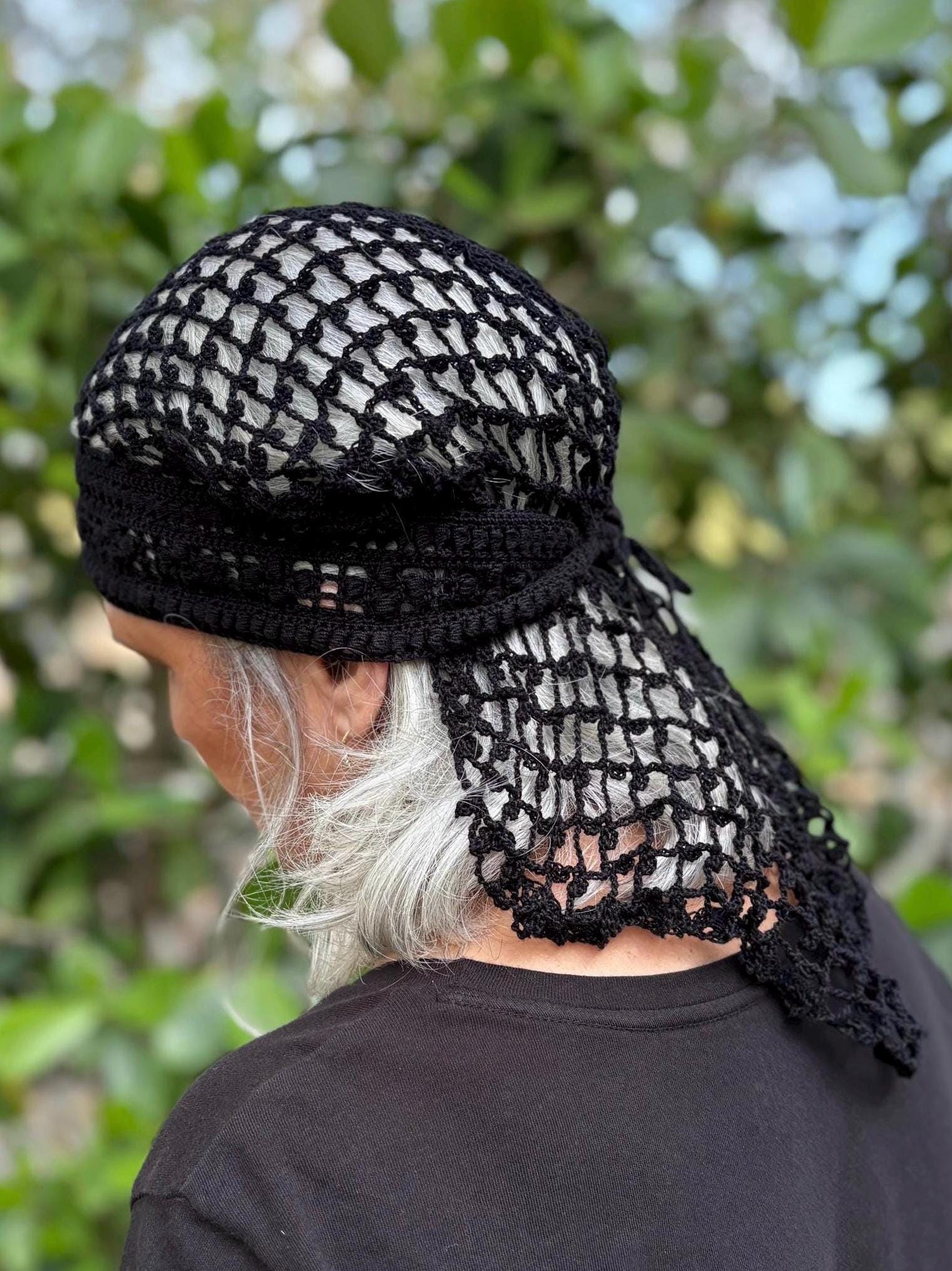 Micro-crochet Turkish Bandana - Etsy Canada