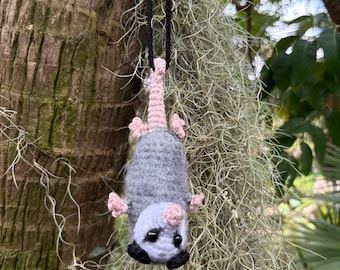 Crochet Hanging Opossum
