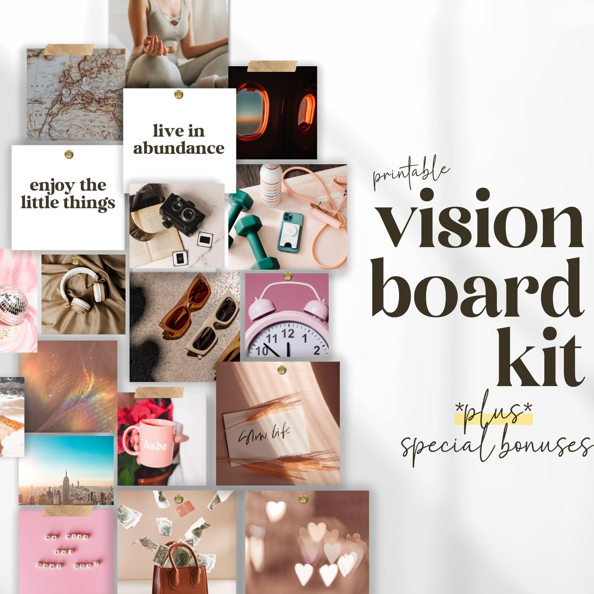 2024 Vision Board Vision Board Kit Vision Board Printables Vision Board ...