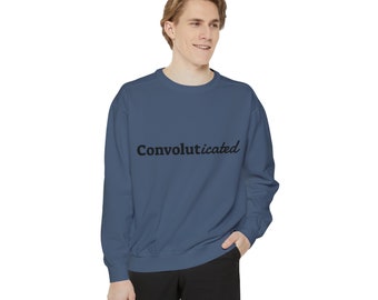 Denim Sweatshirt: Unisex Garment-Dyed Ring-Spun Cotton Blend