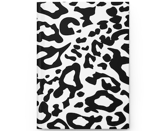 Leopard Print Hardcover-Notizbuch: Stilvolles, modernes Tagebuch