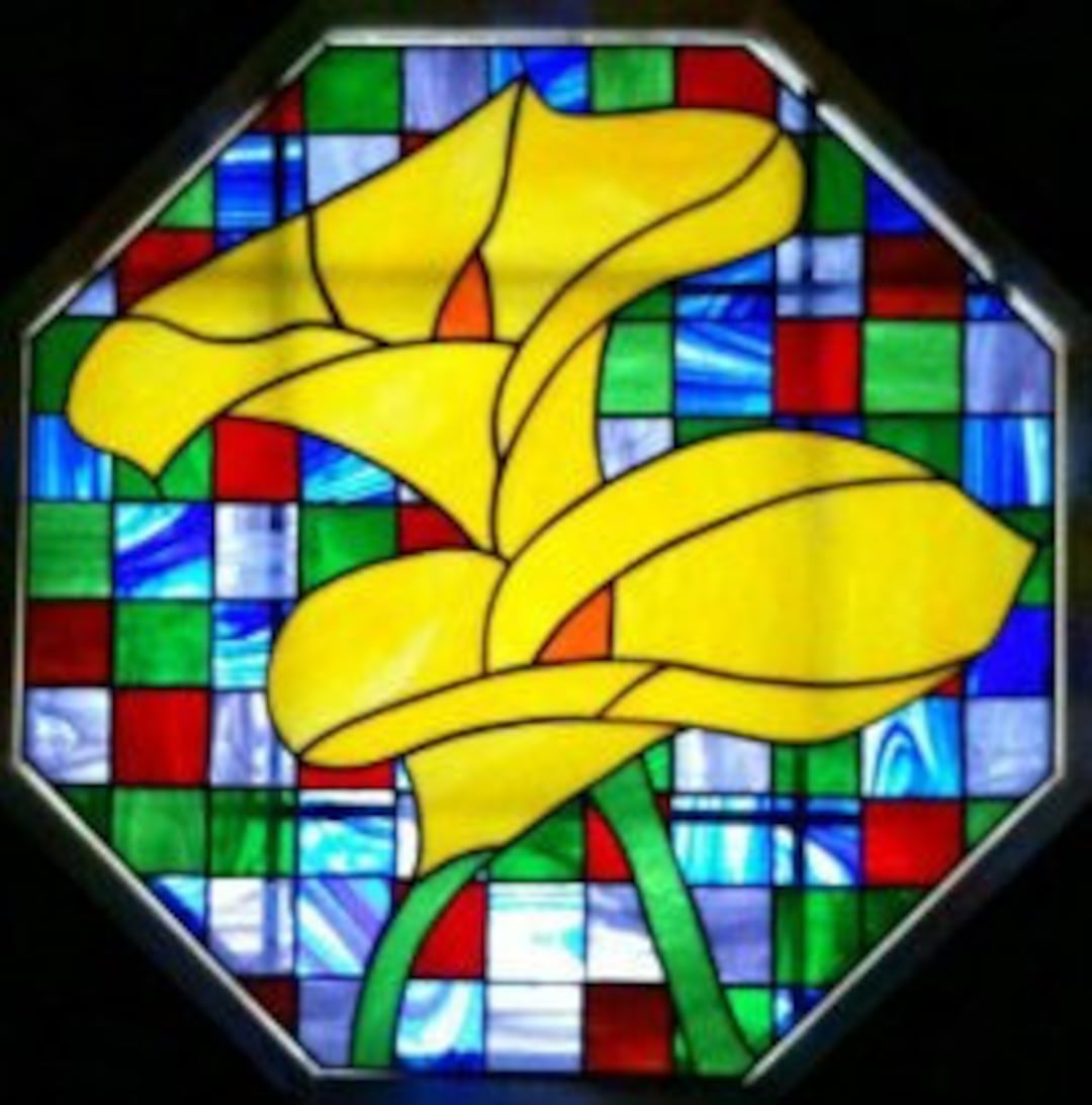 Custom Stained Glass Art Etsy