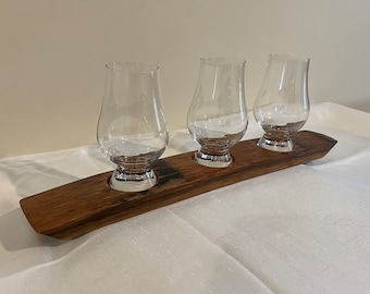 Deska do whisky Bourbon Barrel Stave Flight Board