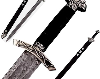 Handmade Viking sword Northman Damascus steel sword beautiful gift for loved ones Christmas gift and wall hanging swords
