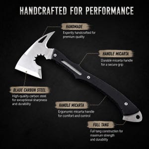 Leon Kennedy Hatchet Replica Axe RE9 Resident Evil Requiem Full Tang Steel