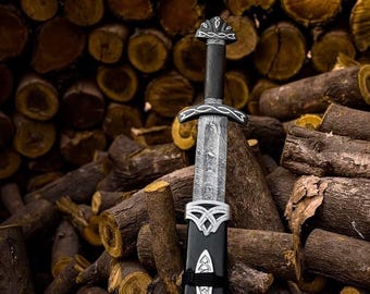 Handmade Viking sword Northman Damascus steel sword beautiful gift for loved ones Christmas gift and wall hanging swords