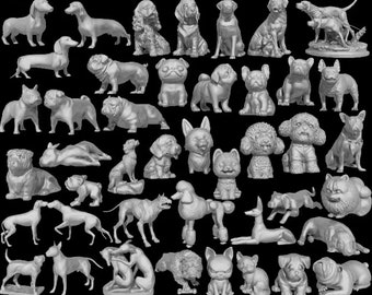 52 Dog STL Designs: 3D Printing Models for Pet Lovers - PDF Download Link Included