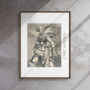 The Circassian - Framed Art