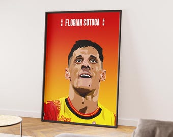RC LENS Poster - Florian Sotoca - Poster