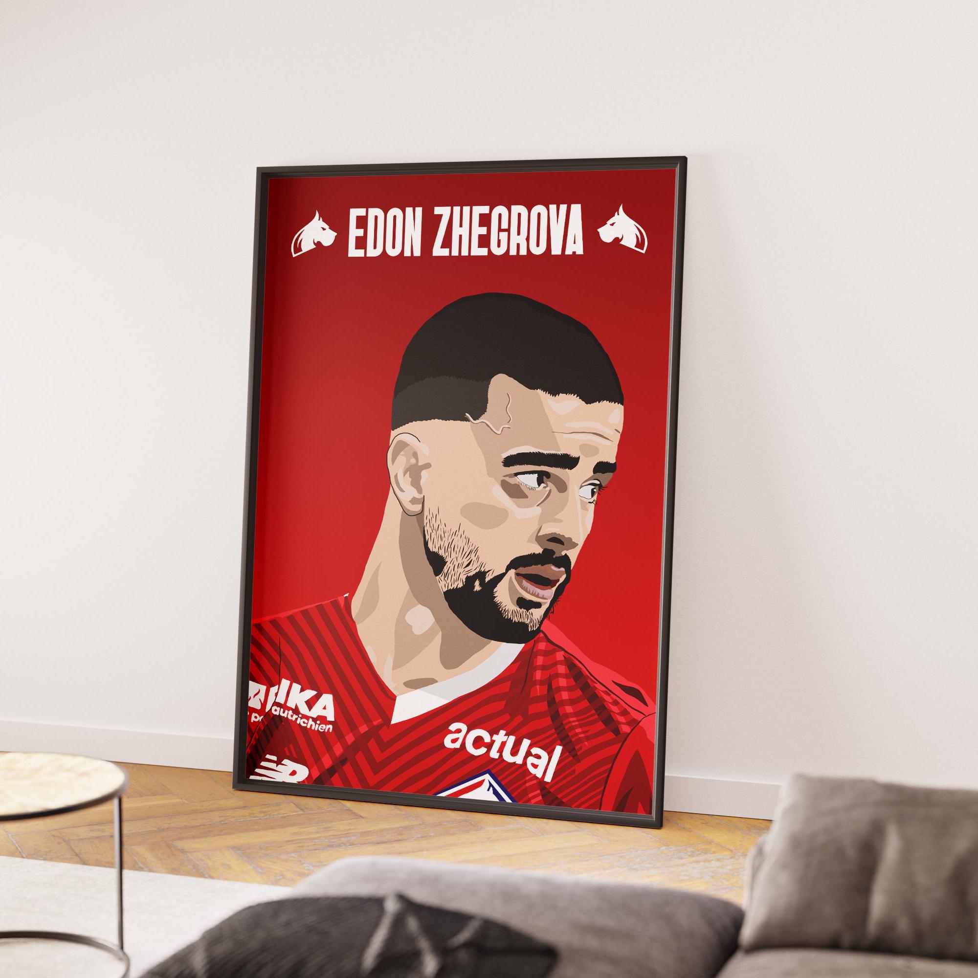 LOSC Poster - Edon Zhegrova - Poster